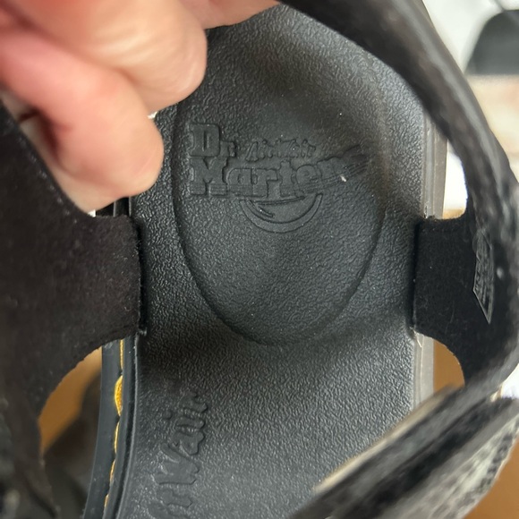 Dr. Martens Black Sandals kids size 3 - Picture 2 of 6